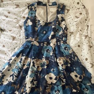 Kate Spade blue floral dress ✨with pockets✨